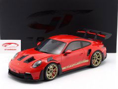 Porsche 911 (992) GT3 RS Anno di costruzione 2021 guardie rosso 1:12 GT-Spirit