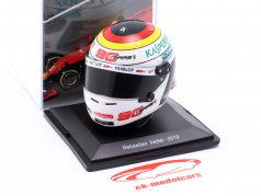 S. Vettel Scuderia Ferrari #5 2º Alemania Médico de cabecera fórmula 1 2019 casco 1:5 Spark Editions