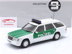 Mercedes-Benz E-Class T-Model (S124) Police 1995 white / green 1:18 Triple9