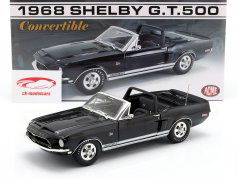 Shelby GT500KR Convertible year 1968 black 1:18 GMP