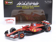 Charles Leclerc Ferrari SF-24 #16 gagnant italien GP formule 1 2024 1:18 Bburago