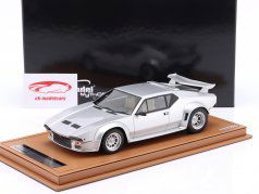 De Tomaso Pantera GT5 year 1982 silver metallic 1:18 Tecnomodel