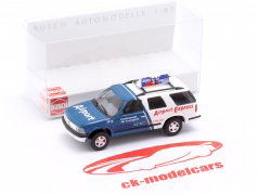 véhicule d'urgence Airport Express Chicago 2016 bleu foncé / blanc 1:87 Busch