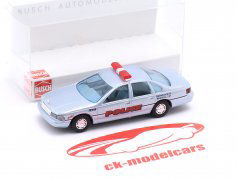 Chevrolet Caprice Polizia Stradale Waterloo Canada blu-argento 1:87 Busch