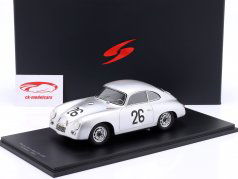 Porsche 356 Carrera 1500 #26 24h LeMans 1956 Nathan, Glöckler 1:18 Spark