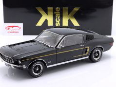 Ford Mustang GT Fastback 建設年 1968 黒 1:12 KK-Scale