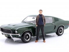 Ford Mustang GT Fastback Bullitt Year 1968 dark green 1:12 KK-Scale