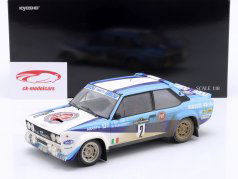 Fiat 131 Abarth Dirty Version #2 优胜者 Rallye Piancavallo 1981 Bettega, Perissinot 1:18 Kyosho