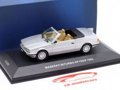 Maserati Biturbo Spyder Byggeår 1985 sølv 1:43 Ixo
