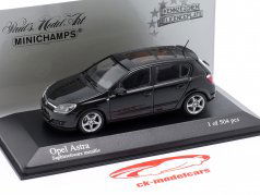 Opel Astra Anno di costruzione 2004 nero zaffiro metallico 1:43 Minichamps