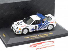 Ford RS200 #8 第三 Rallye 瑞典 1986 Grundel, Melander 1:43 Ixo
