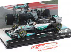 L. Hamilton Mercedes F1 W06 #44 winnaar VS GP formule 1 Wereldkampioen 2015 1:43 Minichamps