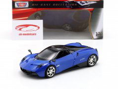 Pagani Huayra year 2012 blue / black 1:24 MotorMax
