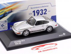Porsche 911 (964) RS Année de construction 1994 argent 1:43 Solido