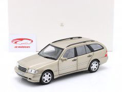 Mercedes-Benz Classe C Modèle T (S202) Année de construction 1997 argent fumé 1:18 Norev