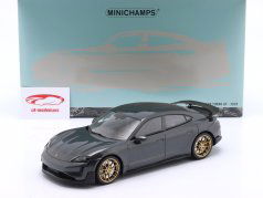 Porsche Taycan Turbo GT Ano de construção 2024 cinza escuro 1:18 Minichamps