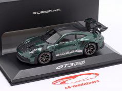 Porsche 911 (992) GT3 RS Année de construction 2023 vert de course 1:43 Minichamps