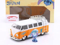 Volkswagen VW T1 autobús Año de construcción 1961 película Lilo & Stitch 1:24 Jada Toys