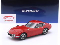 Toyota 2000GT Année de construction 1967 rouge 1:18 AUTOart