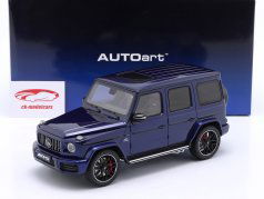 Mercedes-Benz AMG G63 Année de construction 2019 brillant bleu métallique 1:18 AUTOart