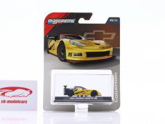 Chevrolet Corvette C6R #69 Anno di costruzione 2005 giallo / nero 1:64 Majorette
