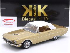 Ford Thunderbird convertible Année de construction 1966 or métallique 1:18 KK-Scale