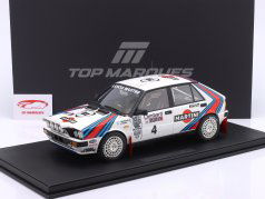 Lancia Delta HF 4WD #4 vinder Lombard RAC Rallye 1987 Kankkunen, Piironen 1:12 TopMarques