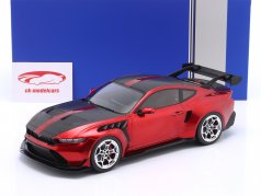 Ford Mustang GTD Ano de construção 2025 vermelho / preto 1:18 Ixo