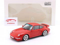 Porsche 911 (993) Carrera RS Byggeår 1997 vagter rød 1:18 Solido