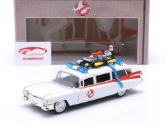 Cadillac Ecto-1 de la film Ghostbusters 1984 blanc 1:24 Jada Toys