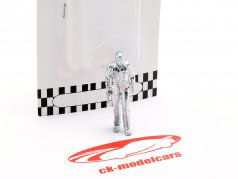 Terminator 2 t-1000 figur i sølv 1:43 Cartrix