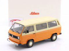 VW T3a автобус апельсин / бежевый 1:18 Schuco
