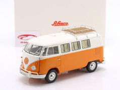 Volkswagen VW T1 Camping autobús naranja / blanco 1:18 Schuco