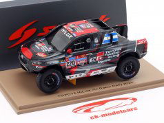 Toyota Hilux Overdrive Evo #220 7ème Rallye Dakar 2023 Yacopini, Oliveras 1:43 Spark