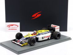 Nigel Mansell Williams FW11 #5 ganhador Britânico GP fórmula 1 1986 1:18 Spark