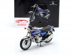 Kawasaki 900 Z1 Super 4 Año de construcción 1972 azul metálico 1:12 Minichamps