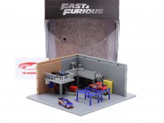 Han's Werkstatt Fast & Furious Diorama-Set Jada Toys