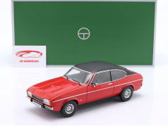Ford Capri II Ghia 3.0 建造年份 1974-1977 西班牙语 红色的 / 黑色的 1:18 TOURING