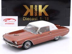 Ford Thunderbird Landau Coupe Año de construcción 1966 cobre metálico / blanco 1:18 KK-Scale