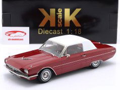 Ford Thunderbird Coupe Año de construcción 1966 metálico rojo / blanco 1:18 KK-Scale