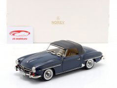 Mercedes-Benz 190 SL Año de construcción 1957 azul 1:18 Norev