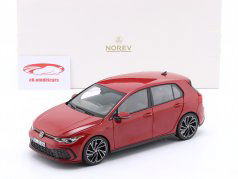 Volkswagen VW Golf VIII GTi Année de construction 2020 rouge tornade 1:18 Norev