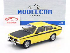 Opel Kadett C Coupe year 1975 yellow / black 1:18 ModelCar Group