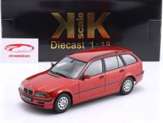 BMW 3er Serie E46 Touring Baujahr 1999 rot metallic 1:18 KK-Scale
