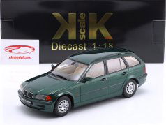 BMW 3er Serie E46 Touring Baujahr 1999 grün metallic 1:18 KK-Scale