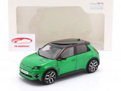 Renault 5 E-Tech Bouwjaar 2024 pop groen 1:18 Solido