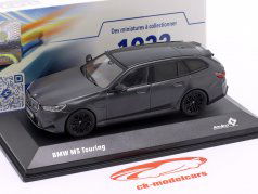 BMW M5 Touring (G99) 建造年份 2024 frozen deep grey metallic 1:43 Solido