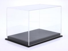 高品質 アクリルディスプレイケース Mulhouse と 黒 レザーベース のために ヘルメット 1:2 Atlantic