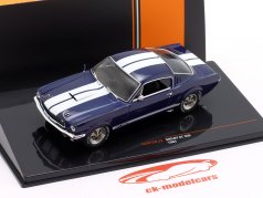 Ford Mustang Shelby GT350 Année de construction 1965 bleu foncé / blanc 1:43 Ixo