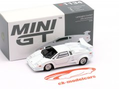 Lamborghini Countach 25e Anniversaire 1989 blanc 1:64 TrueScale